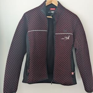 Dale of Norway Red and Black Wool Windstopper Jacket Full Zip Weatherproof